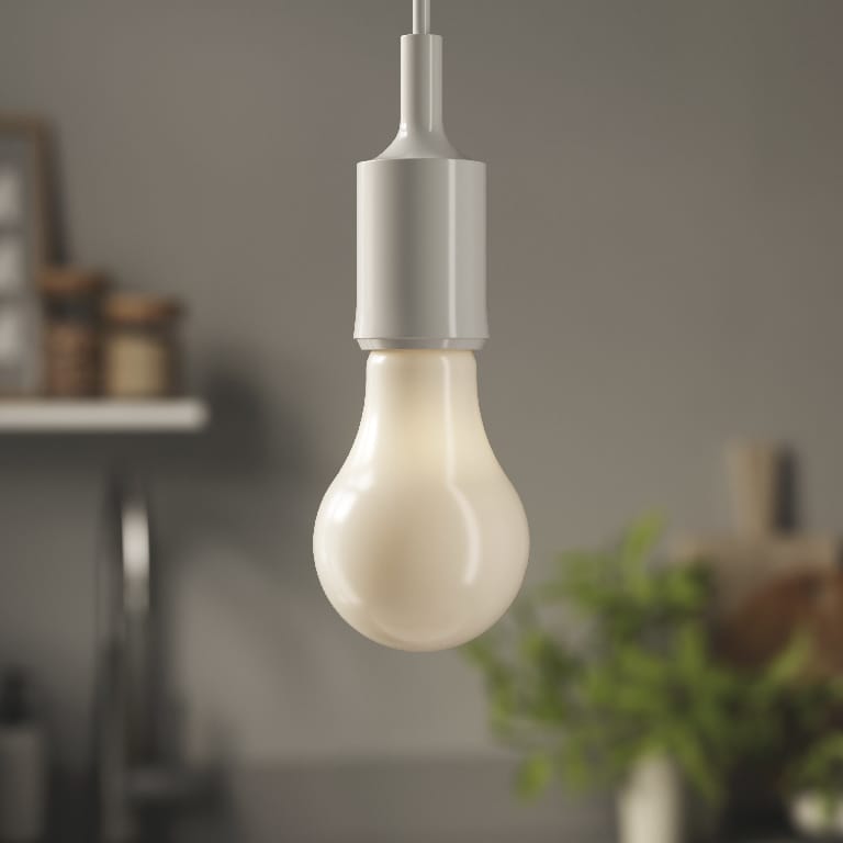 Set 3 becuri LED, E27, sticla, 2700 K, 100 W  Diall