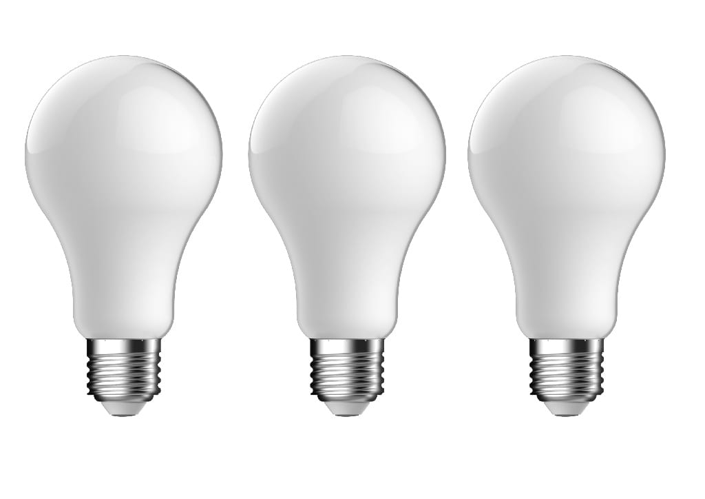 Set 3 becuri LED DIALL, E27, 11.2W, 1521lm, 4000K