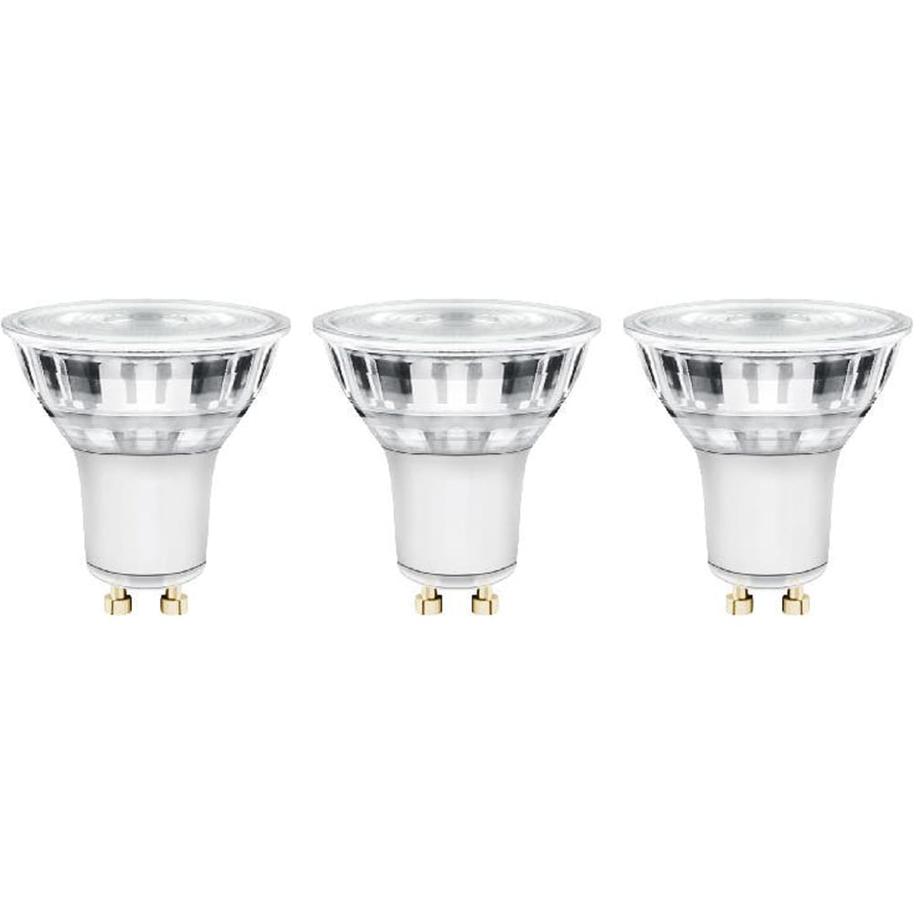 Set 3 becuri LED DIALL, GU10, 2.4W, 230lm, 2700K