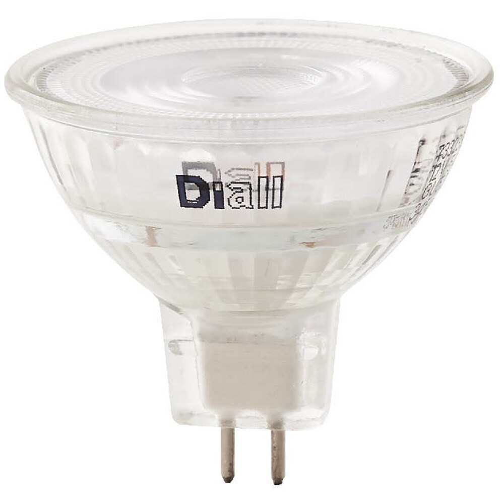 Set 3 becuri LED DIALL, GU5.3, 6.1W, 621lm, 4000K