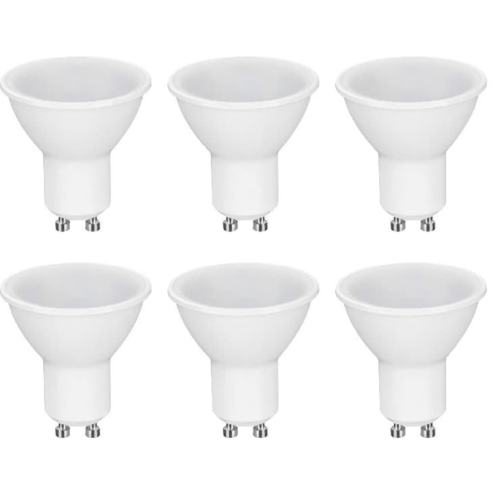 Set 6 becuri LED DIALL, GU10, 4.5W, 430lm, 4000K