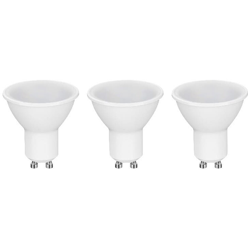 Set 3 becuri LED DIALL, GU10, 4.5W, 4000K