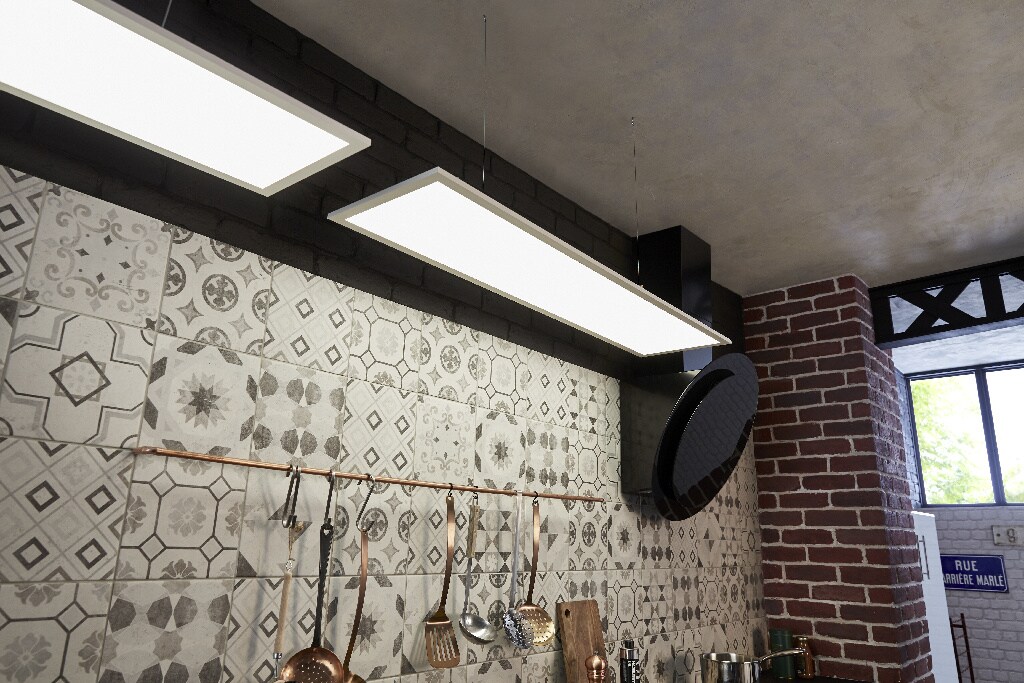 Panel LED Pictor 30 x 120 cm, 36W, alb