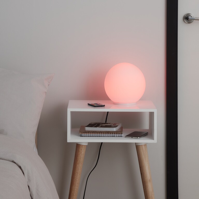 Veioza LED, camer de zi, tip sfera,   Baoule