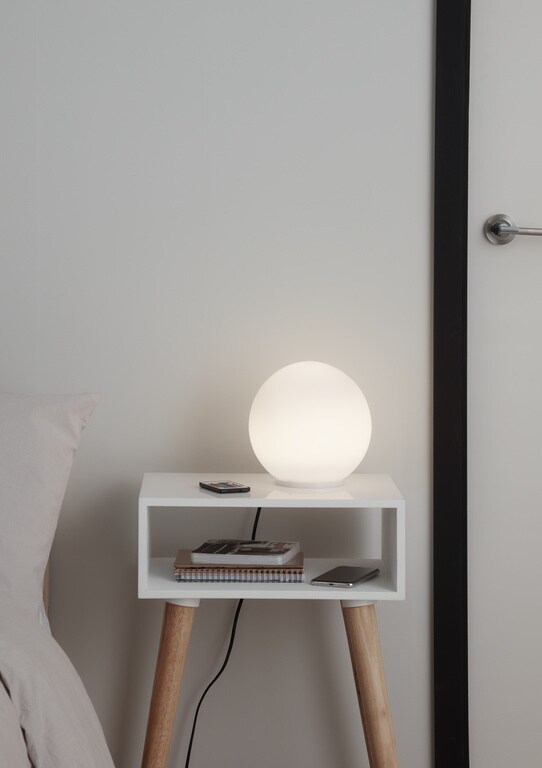 Veioza LED, camer de zi, tip sfera,   Baoule