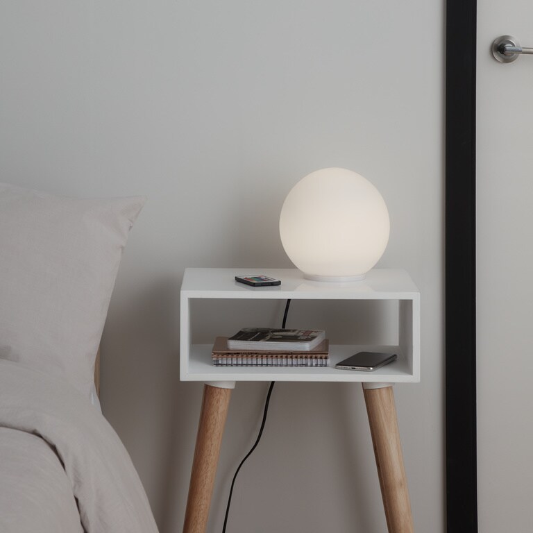 Veioza LED, camer de zi, tip sfera,   Baoule