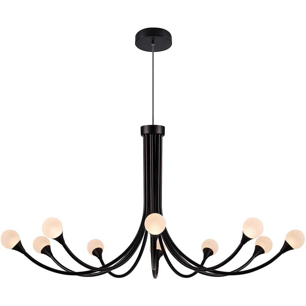 Lustra GOODHOME Kirindy, 19.5W, LED, negru