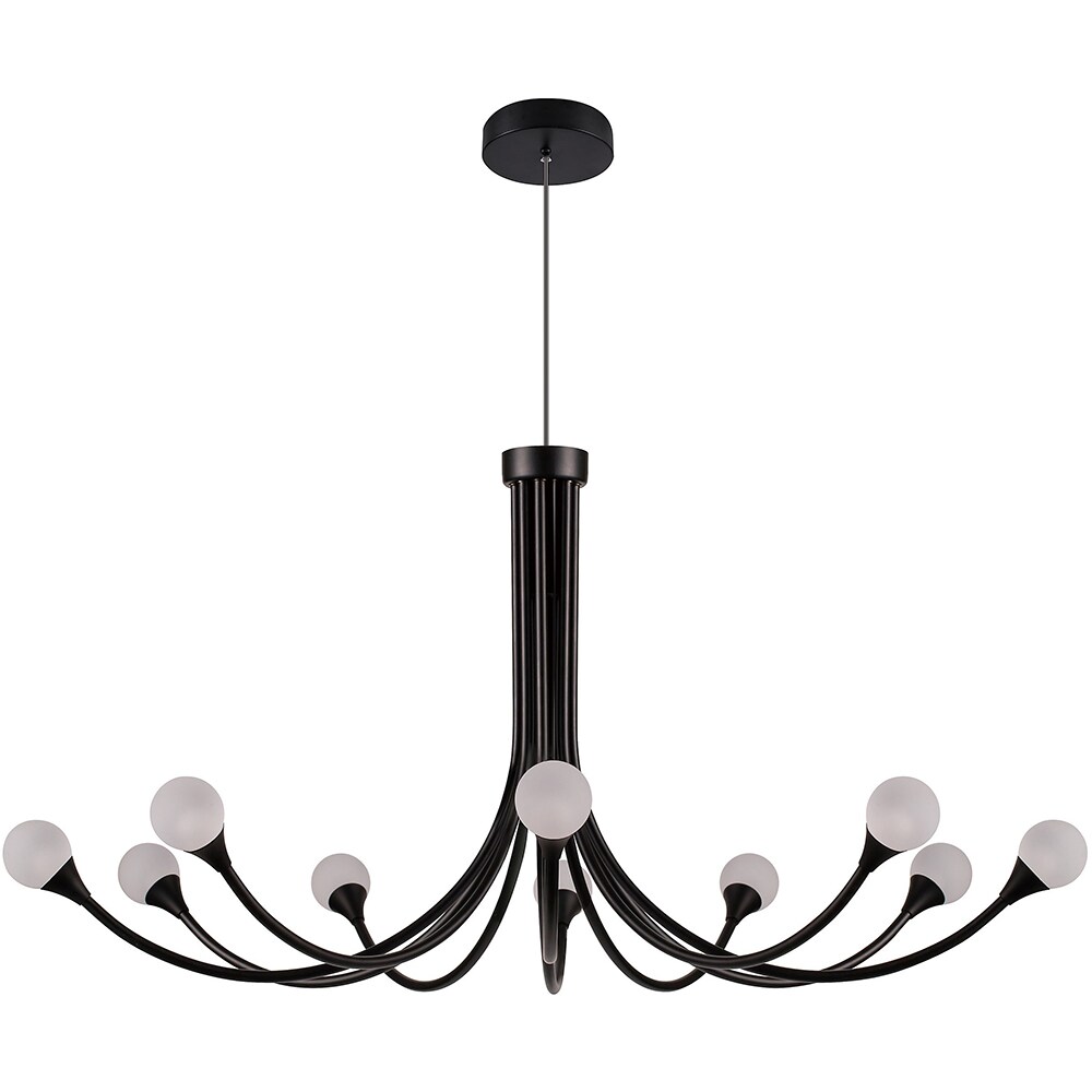 Lustra GOODHOME Kirindy, 19.5W, LED, negru