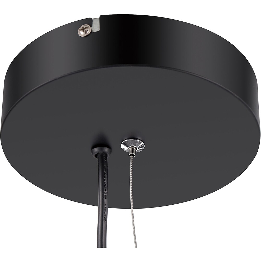 Lustra GOODHOME Kirindy, 19.5W, LED, negru