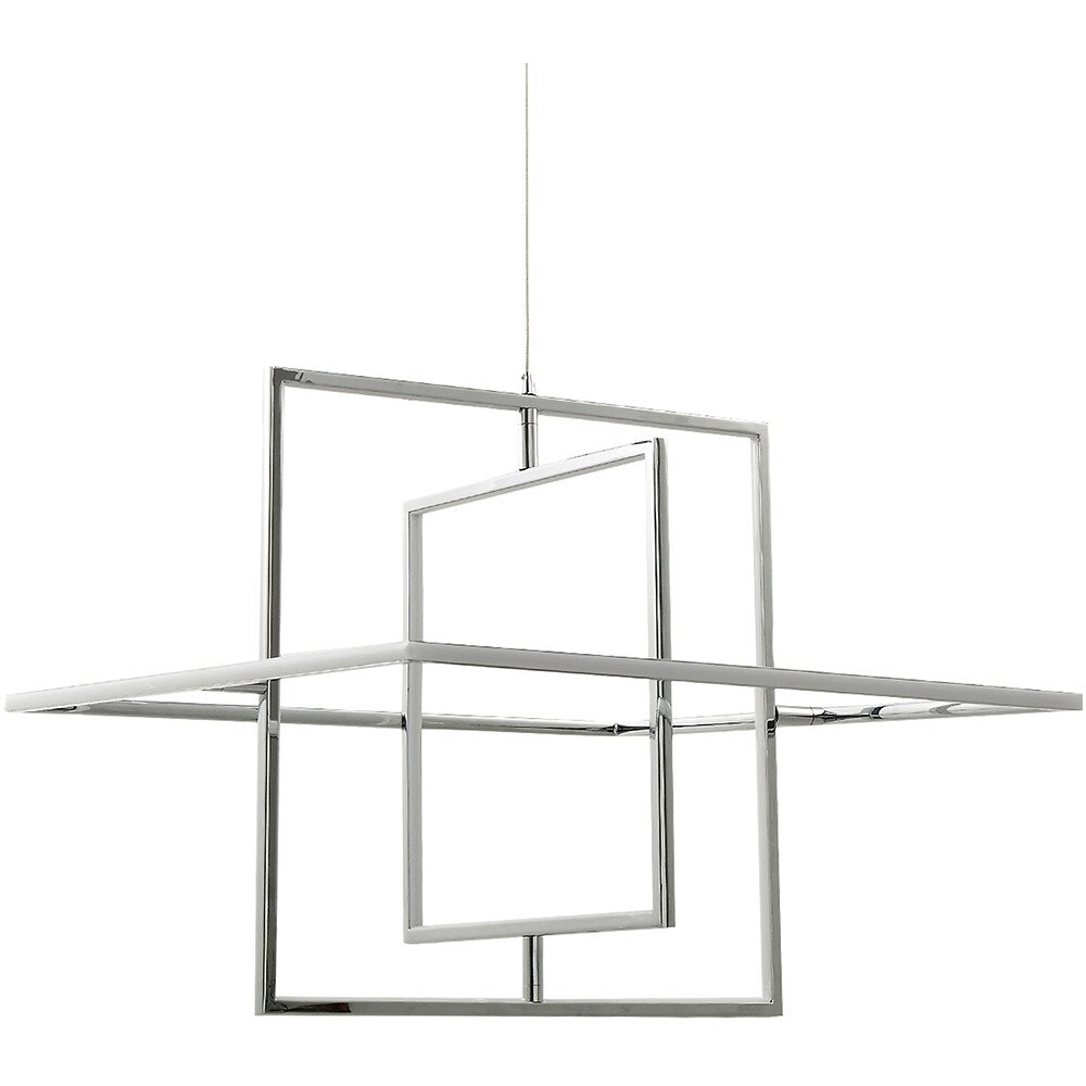 Pendul GOODHOME Kohmani, 30W, LED, argintiu