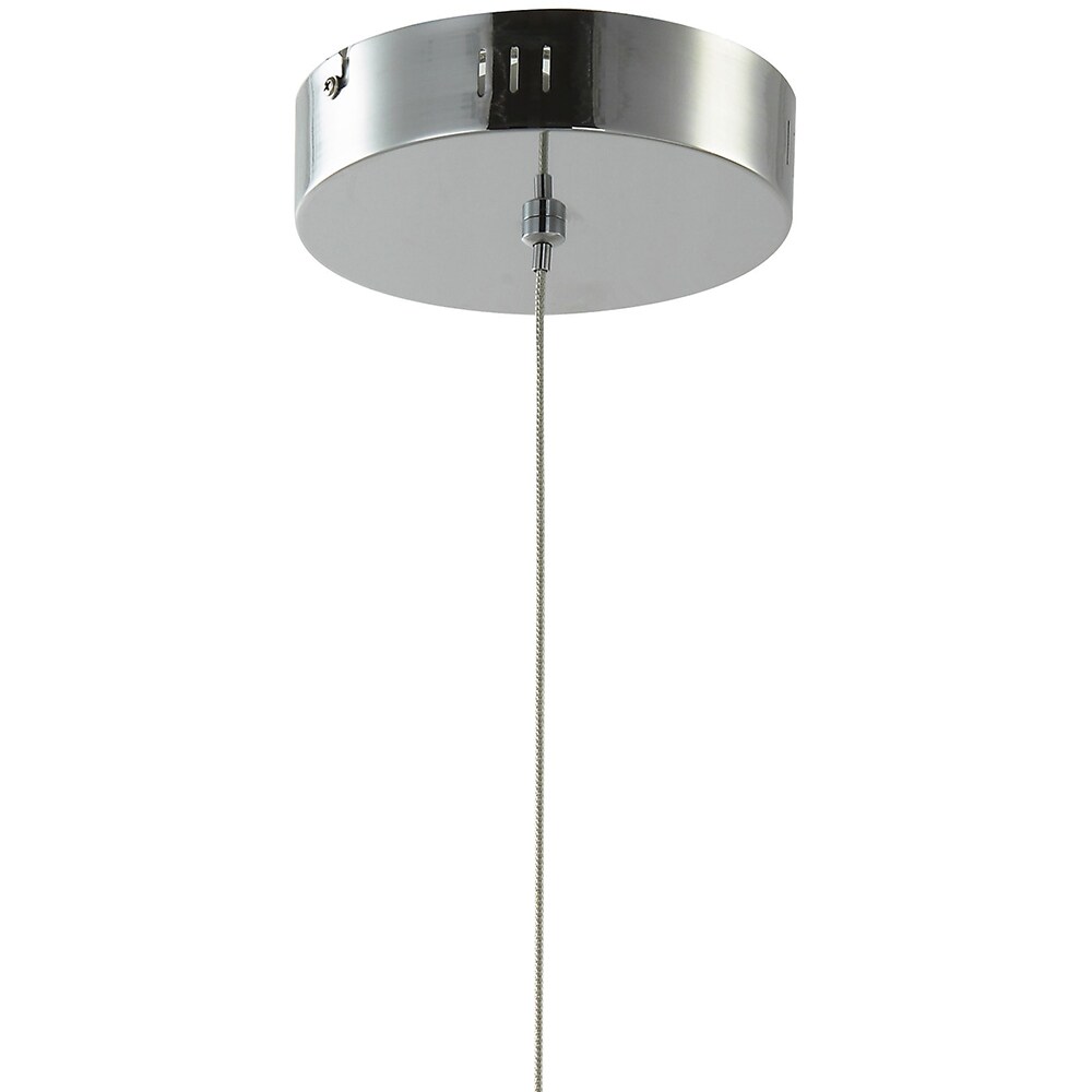 Pendul GOODHOME Kohmani, 30W, LED, argintiu