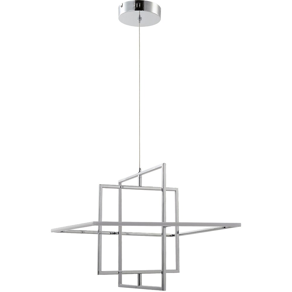 Pendul GOODHOME Kohmani, 30W, LED, argintiu