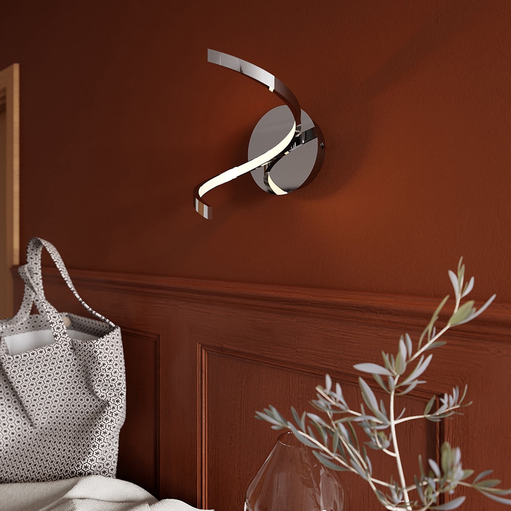 Aplica LED Homven GOODHOME, 4.1W, 270lm, IP20, argintiu