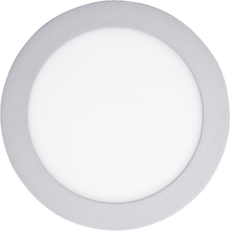 Spot LED incastrat Colours Octave, rotund, argintiu, 10 W, 850 lm, IP20