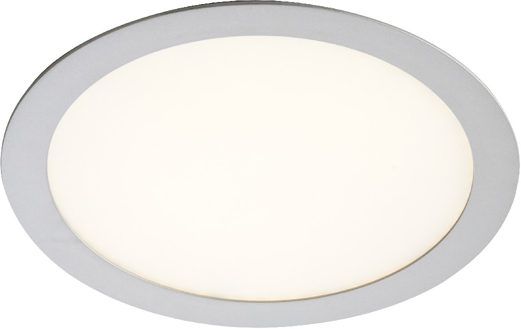 Spot LED incastrat Colours Octave, diametru 22.5 cm, 1300 lm, 14 W, IP20, argintiu