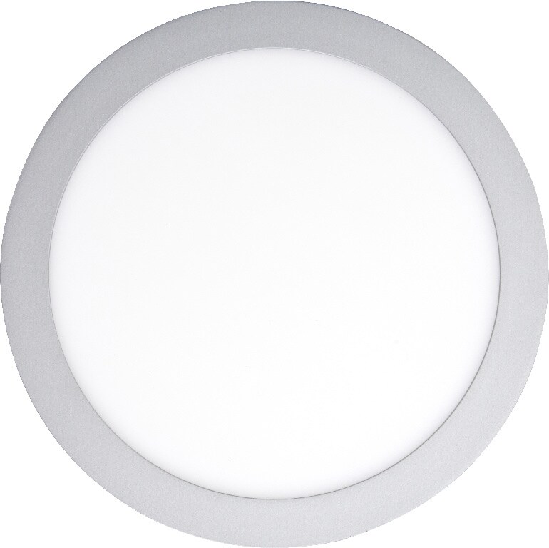 Spot LED incastrat Colours Octave, diametru 22.5 cm, 1300 lm, 14 W, IP20, argintiu