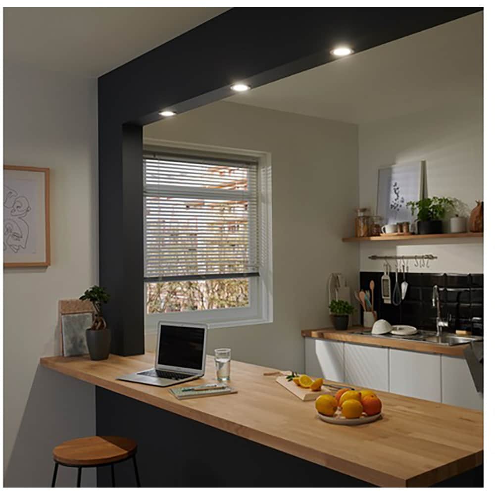 Set 3 spoturi LED COLOURS Thorold, 6.1W, 500lm, IP20, argintiu