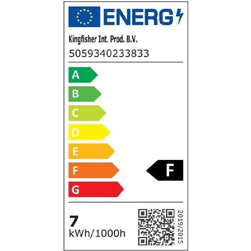 Set 3 spoturi LED COLOURS Hobson, 6.1 W, 370lm, 2700K, IP20, negru