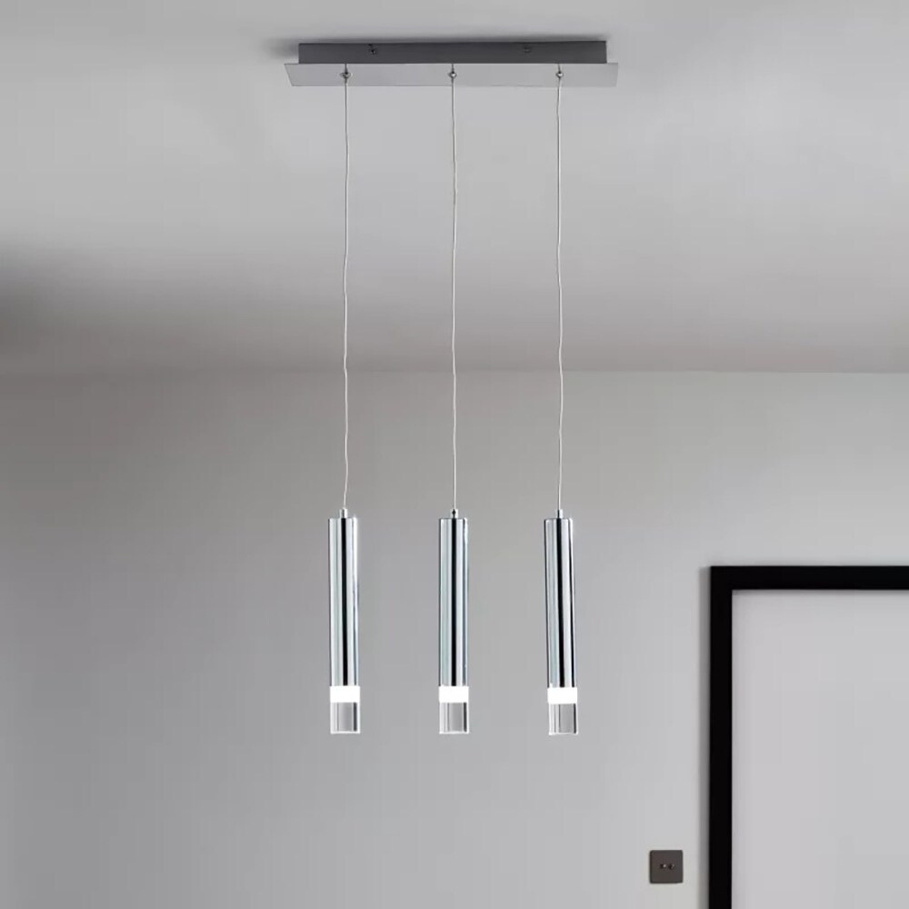 Pendul GOODHOME Rossak, LED, 15W, crom