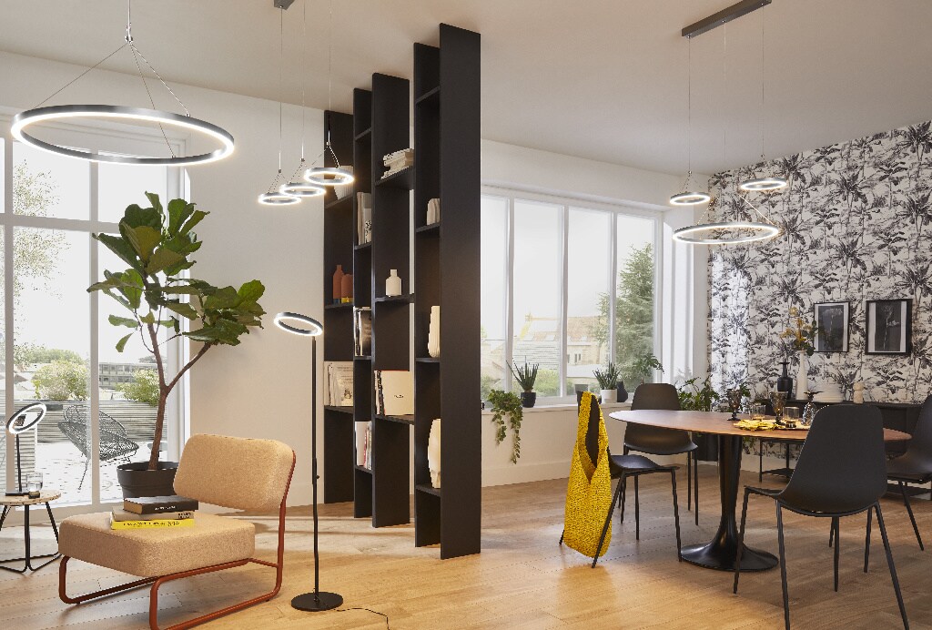 Lustra GoodHome Taphao, Negru, 60 W, 3 x Integrat