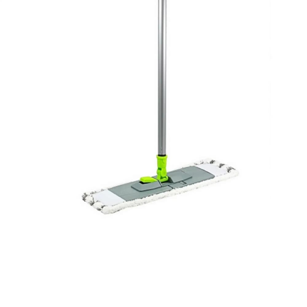 Mop plat lotus PLASTINA, microfibra cu coada fixa