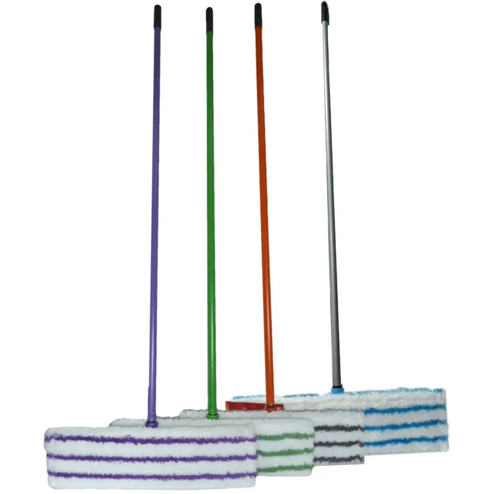 Mop plat lotus PLASTINA, microfibra cu coada fixa