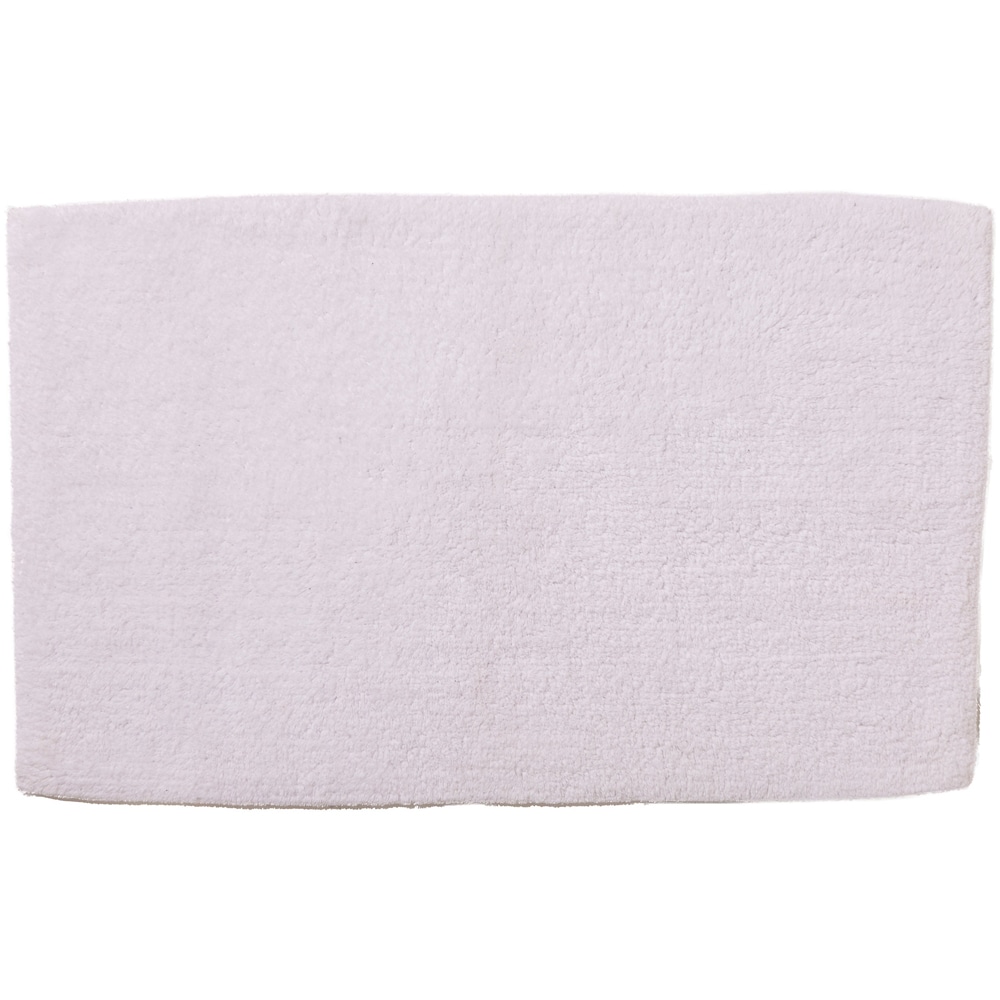 Covoras baie Koros GoodHome, 80 x 50 cm, alb