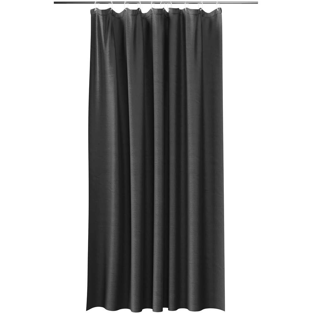 Perdea dus Kina GoodHome, poliester, 180x200 cm, negru