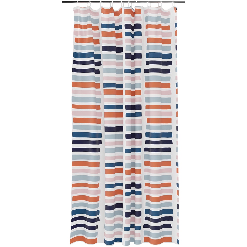 Perdea dus Kina GoodHome, poliester, 180x200 cm, multicolor