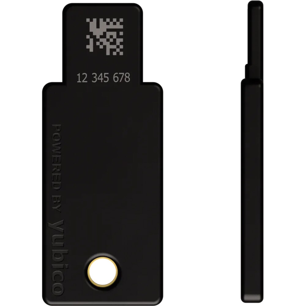 Cheie de securitate YUBICO YubiKey 5 NFC, USB-A, NFC, negru