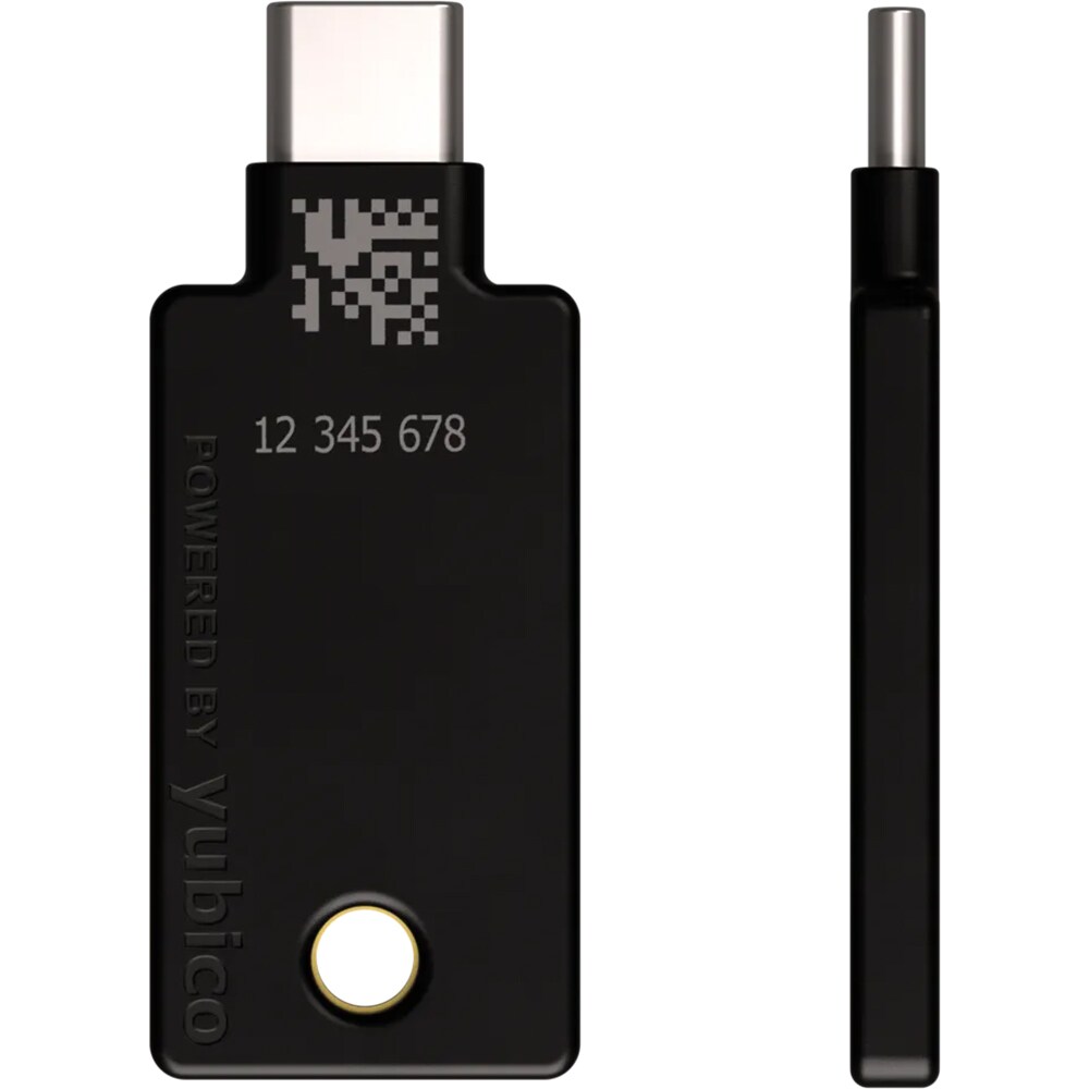 Cheie de securitate YUBICO YubiKey 5C NFC, USB-C, negru