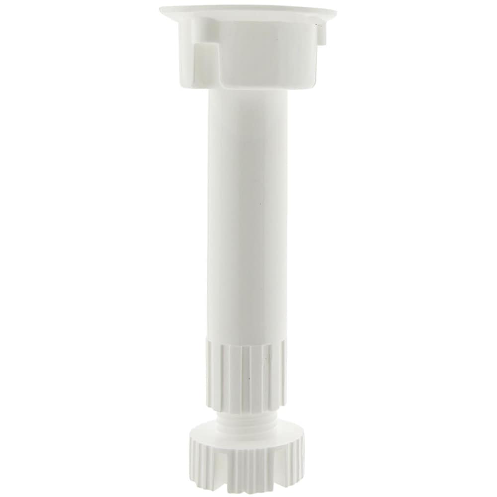 Picior baza mare mobilier, plastic, 28x150 mm, alb, set 4 bucati