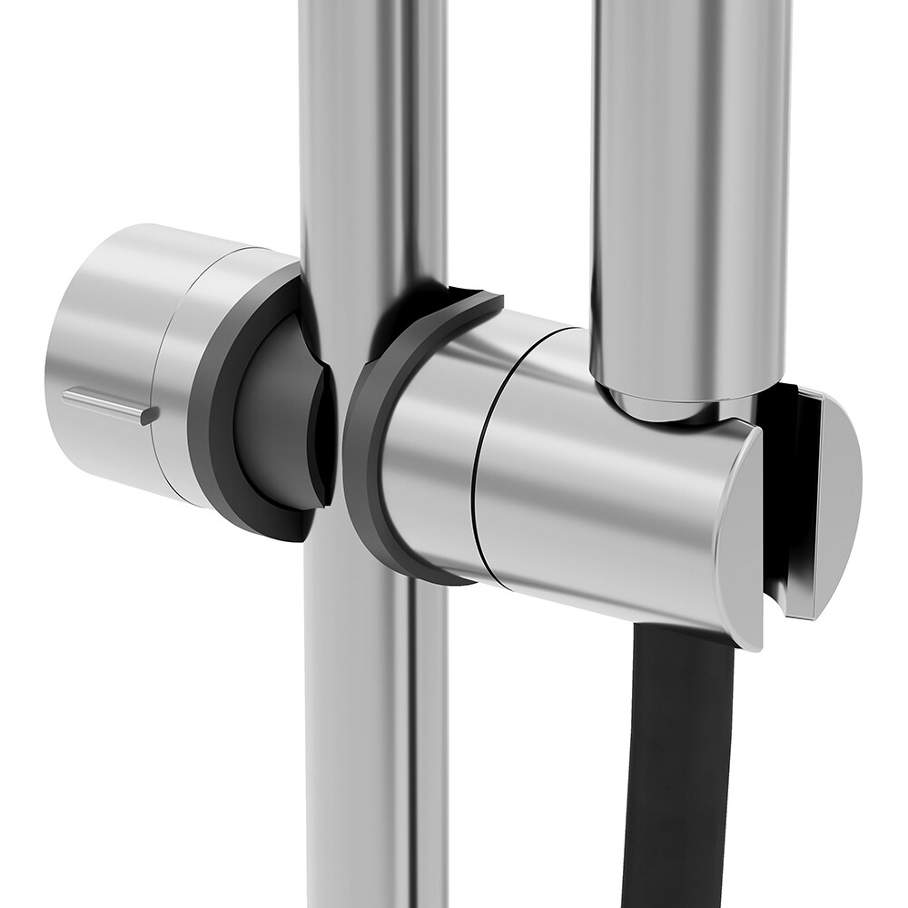 Suport universal pentru dus GOODHOME, ABS, 12.2 cm, crom