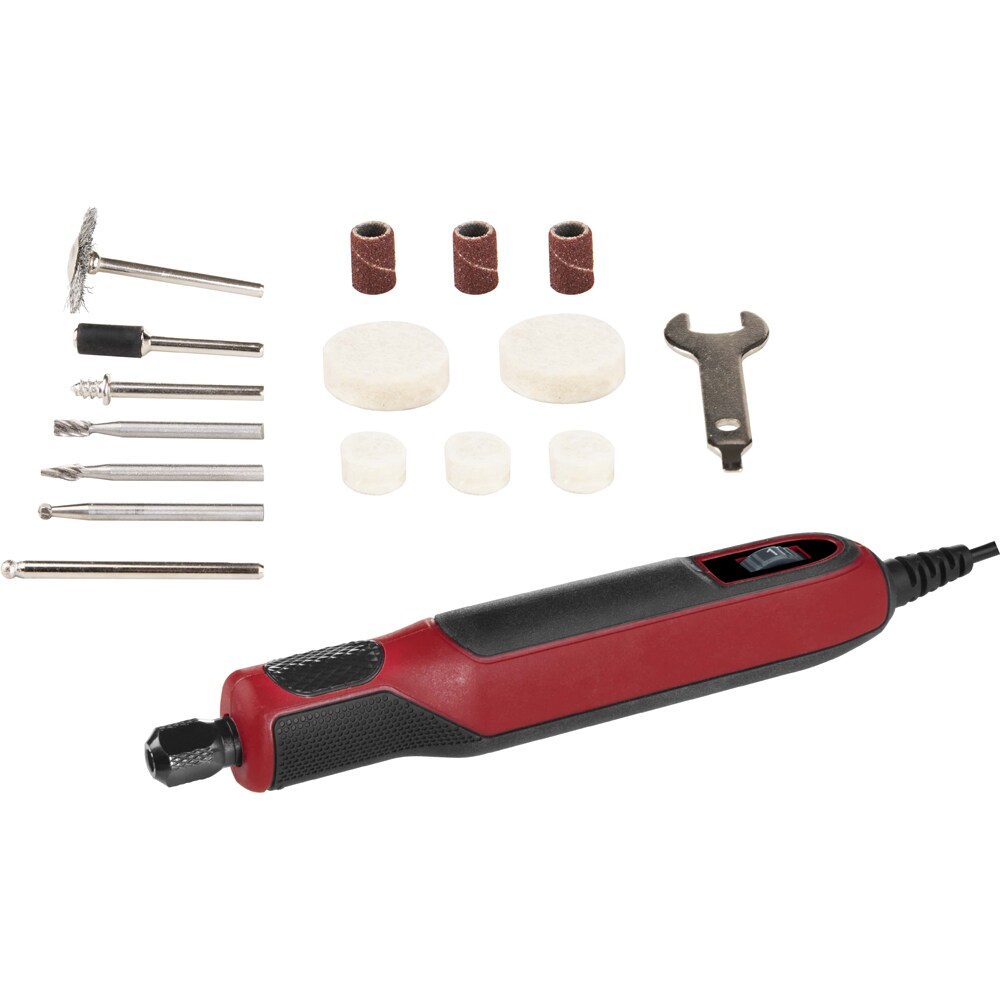 Mini unelata rotativa Performance Power, 9W, 22000rpm, kit 15 accesorii