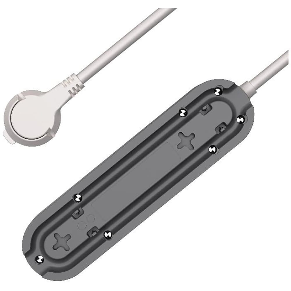 Prelungitor JACOBSEN, 3 prize Schuko, 7 m, 1.5 mm, alb/gri