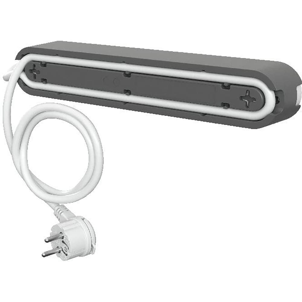 Prelungitor JACOBSEN, 3 prize Schuko, 5 m, 1.5 mm, alb/gri