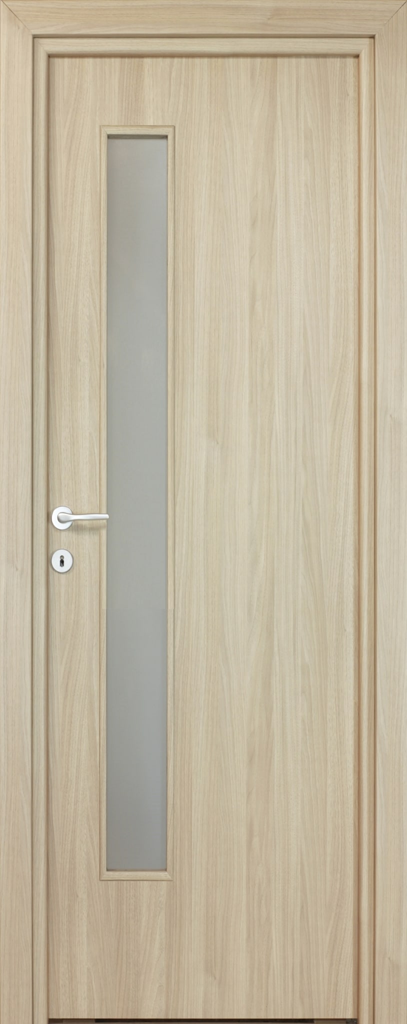 Usa interior Karpat, cu geam, reversibila, MDF, 88 x 203 cm, maro deschis