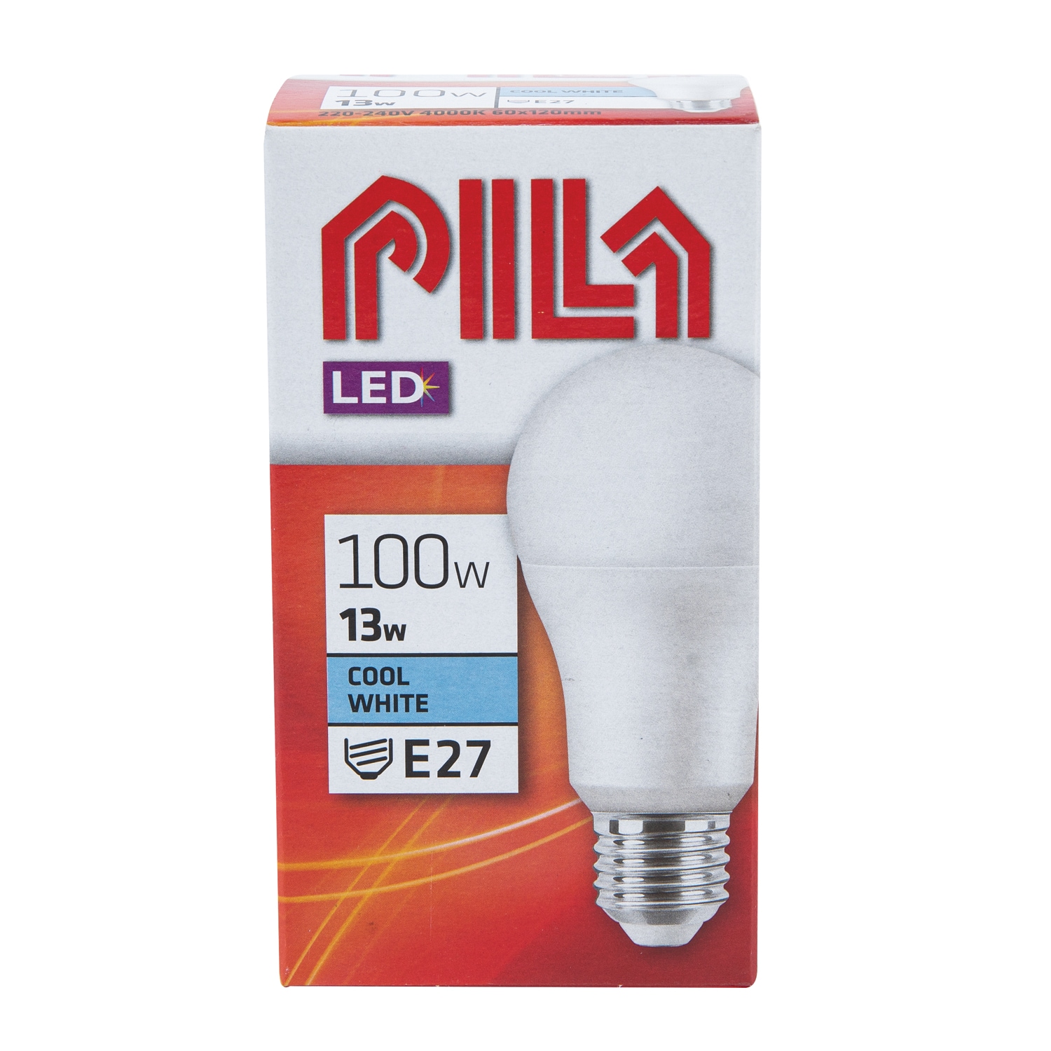 Bec LED, E27, 13 W, A65  Pila