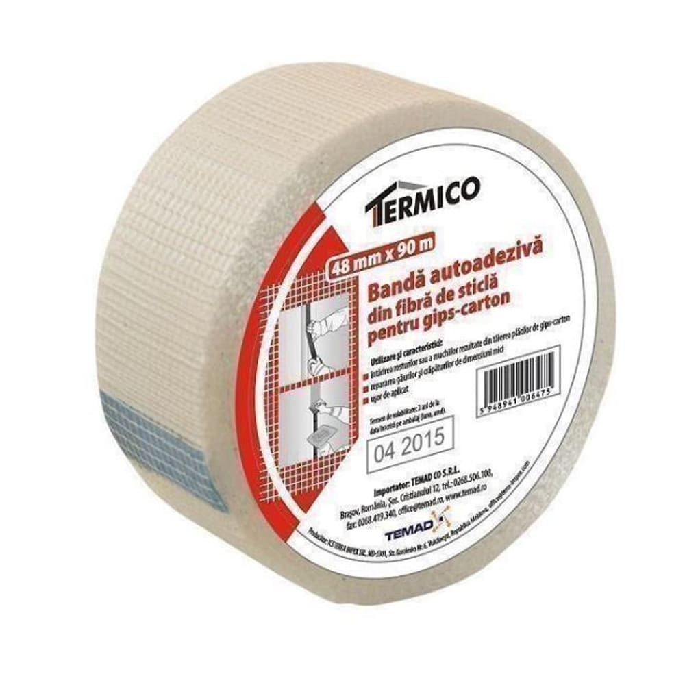 Banda auto-adeziva gips-carton 4.8 cm x 45 m Bej  Termico