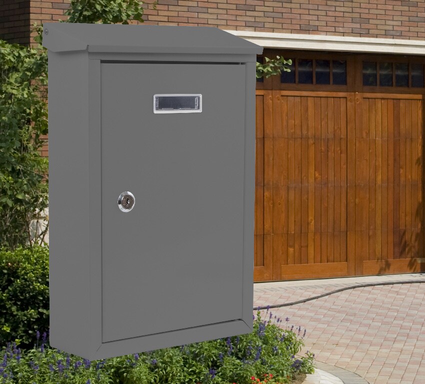 CUTIE POSTALA DE PERETE 35,5X24X9CM GRI