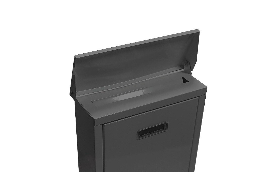 CUTIE POSTALA DE PERETE 35,5X24X9CM GRI