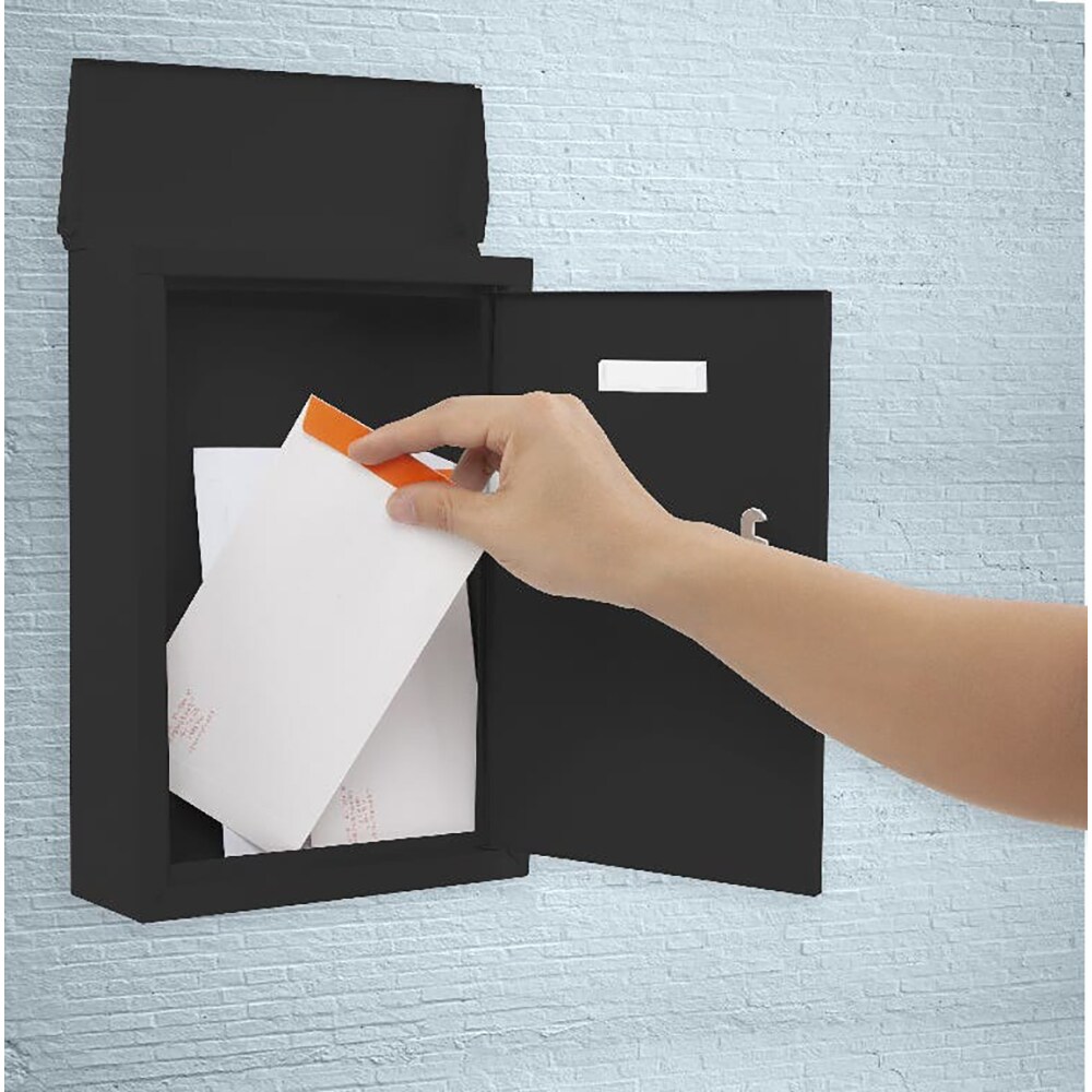 CUTIE POSTALA DE PERETE 35,5X24X9CM NEAGRA