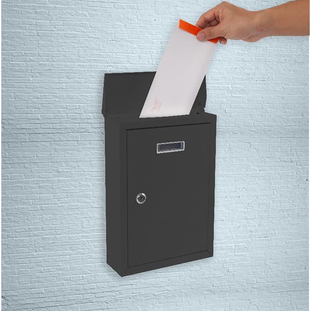 CUTIE POSTALA DE PERETE 35,5X24X9CM NEAGRA