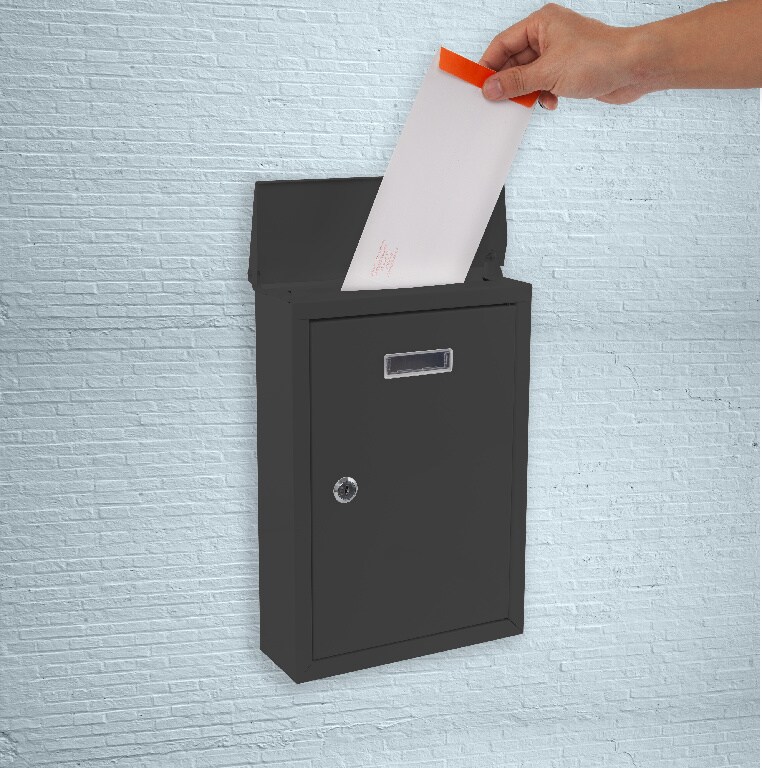 CUTIE POSTALA DE PERETE 35,5X24X9CM NEAGRA