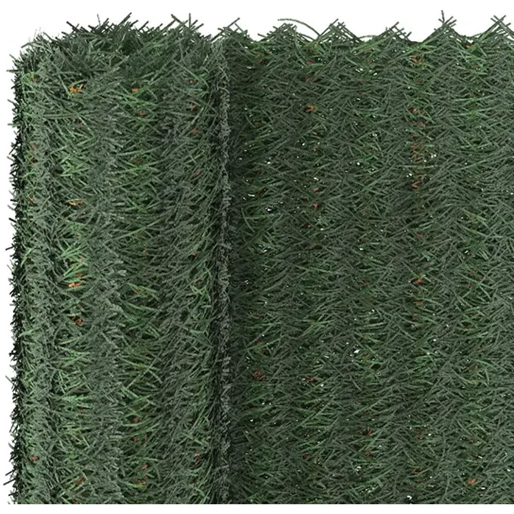 Gard artificial 3 culori KLIKSTROM, 30 x 10cm, PVC, verde