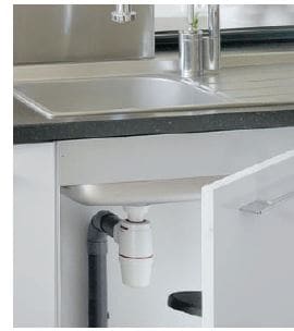 Sifon lavoar Wirquin Neo 30950172, conectare masina spalat, 1 1/4"