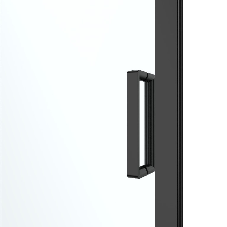 Usa dus GOODHOME Levada, sticla, 8 mm, profil negru, 120 x 195 cm
