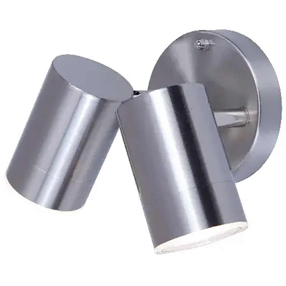 Aplica de exterior LED GOODHOME Candiac Twins 101229248, 13W, 760lm, IP44, argintiu