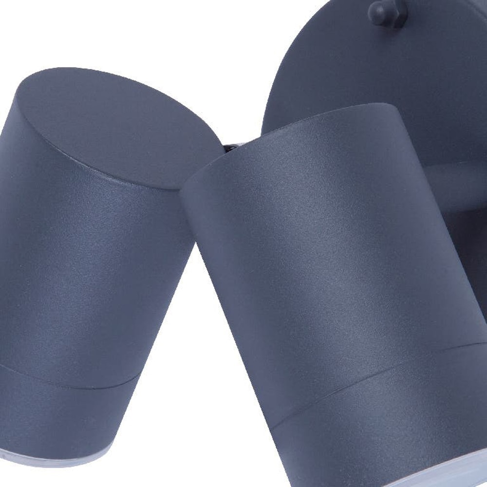 Aplica de exterior LED GOODHOME Candiac Twins 101229252, 8.6W, 760lm, gri