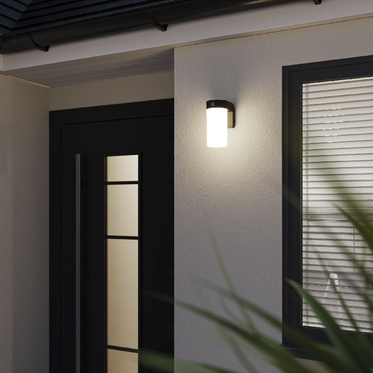 Lampa solara de exterior GOODHOME, LED, 1.5W, IP54, 150lm, 5000K, plastic, gri